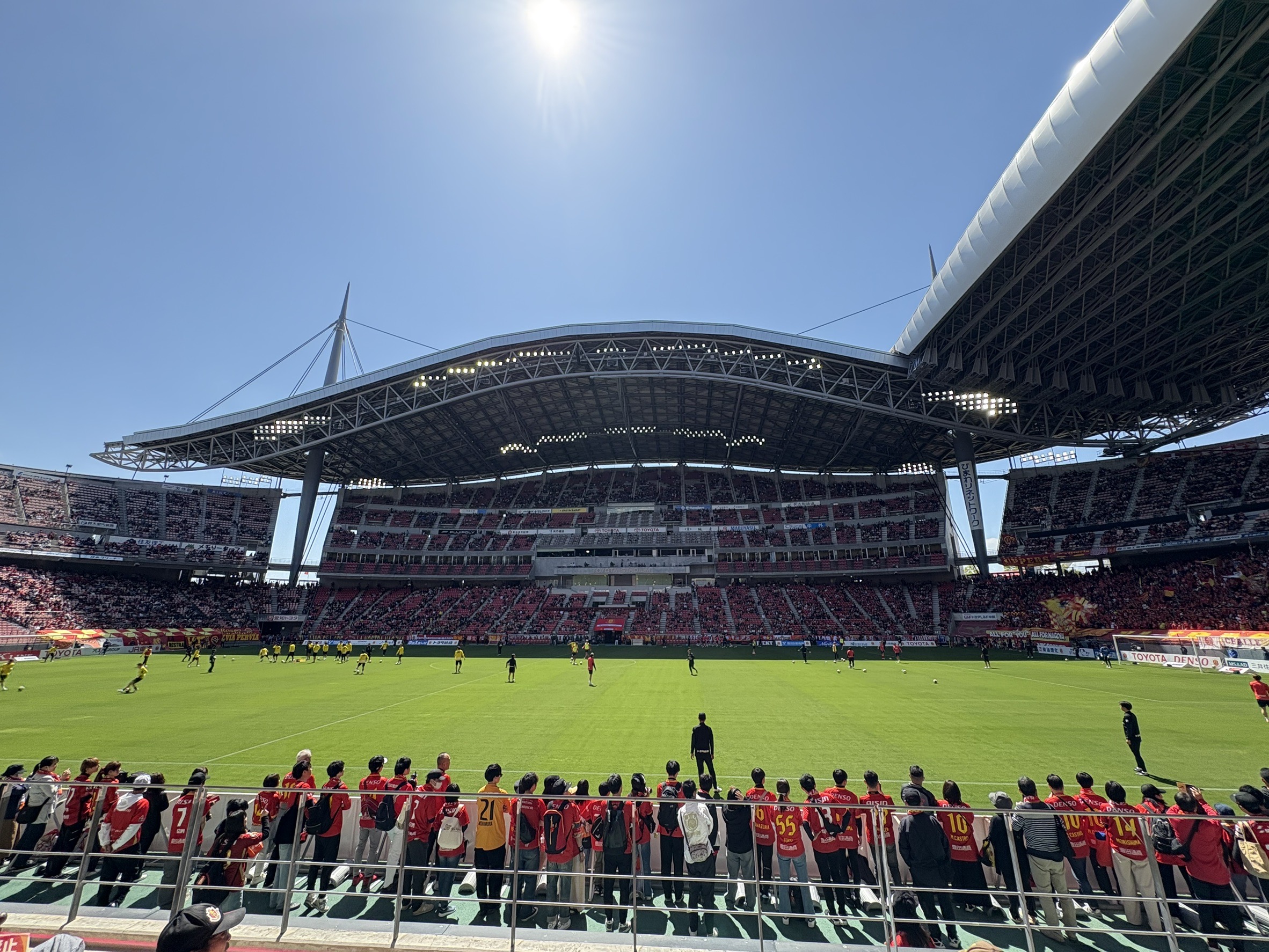【北名古屋校】グランパスの試合を観戦しに行きました！！