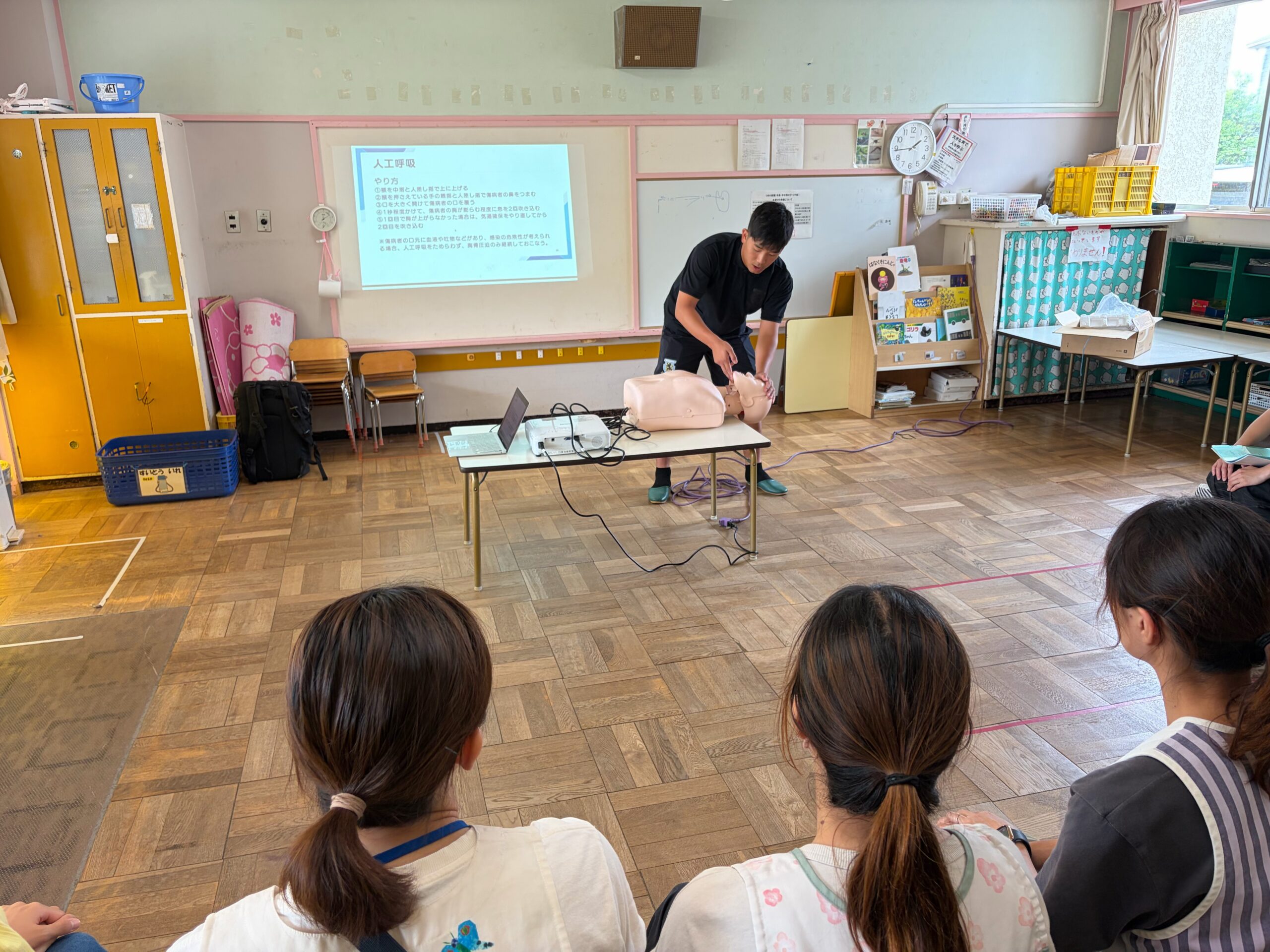 日長台保育園にて応急救命講習会を実施しました！