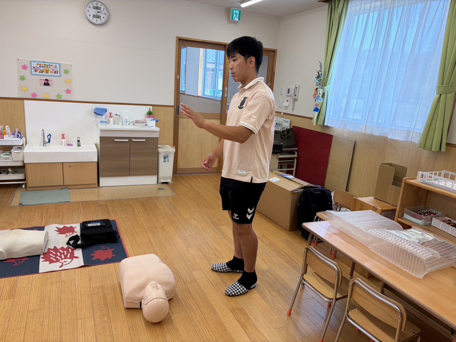 マ・メール知多保育園にて応急救命講習会を実施しました！